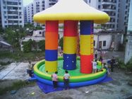 3 In1 Inflatable Bungee Tranpoline With Cover For Inflatable Amusement Park