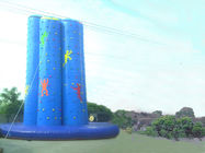 Inflatable Amusement Park Bungee Trampoline With Three Cones