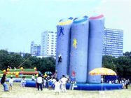 Large-Scale Inflatable Amusement Park With Climbing Bungee Trampoline