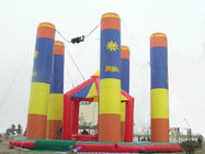 Outdoor Inflatable Amusement Park Bungee Trampoline For Adult