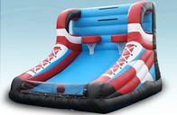 Outdoor Blue and Red PVC Tarpaulin Cannonball Shooting Inflatable Sports and Air Blaster Ball Games