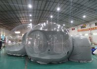 Durable Grey Outdoor Camping Inflatable Bubble Tent 2 Years Warranty