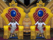 Hot Selling Replicas Inflatable Advertising King Sofa , Inflatable King Chair