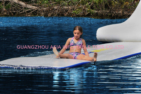 Outdoor Aquaglide Splash Mat Inflatable Water Park with Drop Stitch 18' L x 5' W x 2" H