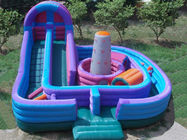 PVC Tarpaulin Inflatable Amusement Park , Inflatable Mini Bouncer For Kids