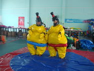 Sumo Wresting Inflatable Amusement Park , Inflatable Carnival Games