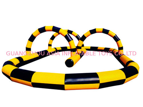 Customised design inflatable race track In Inflatable Amusement Park