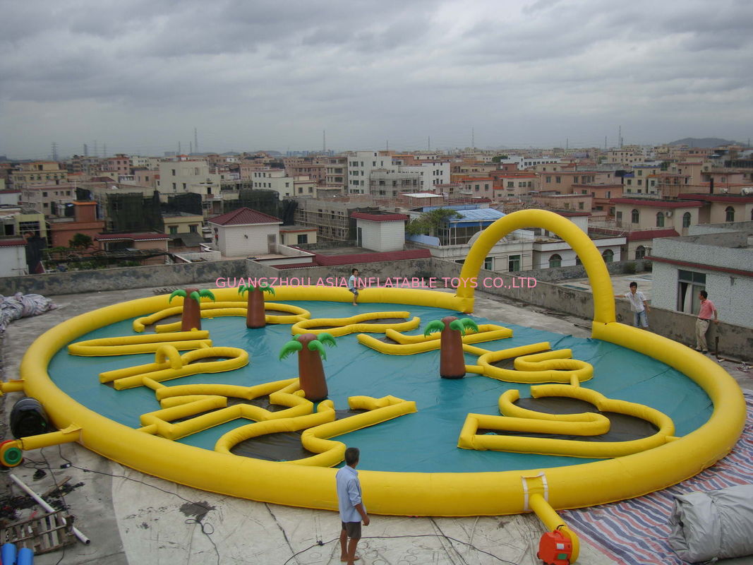 Inflatable Crazy Golf Course Race Track For Inflatable Amusement Park