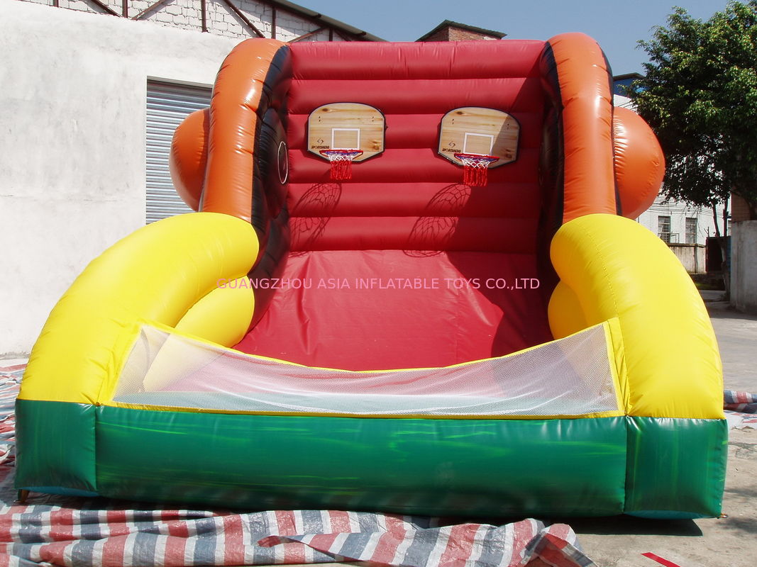 Inflatable Amusement Park With Basketball Game For Rent / Entertainment