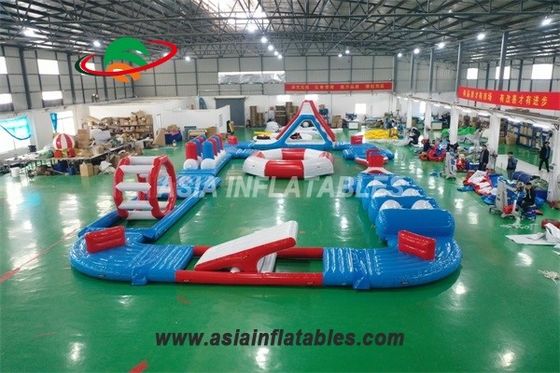 Mobil 20 X15M Şişme Su Sporları Parkı Logo Baskılı