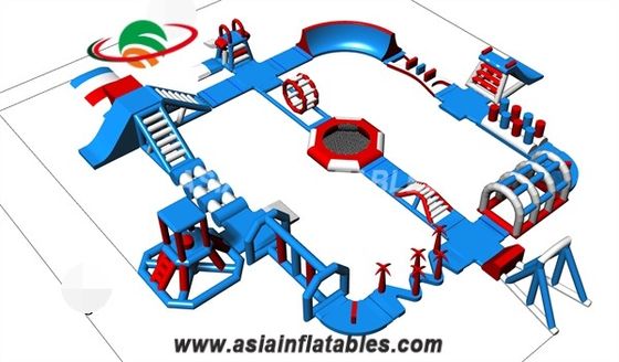 Mavi Renkli Havuz 30M 0.6mm PVC Şişme Su Parkı